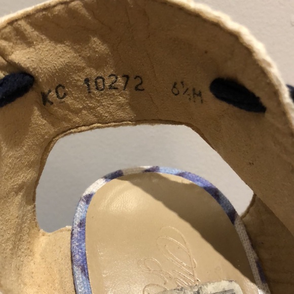 Stuart Weitzman denim platform wedge size 6.5 - Picture 7 of 10